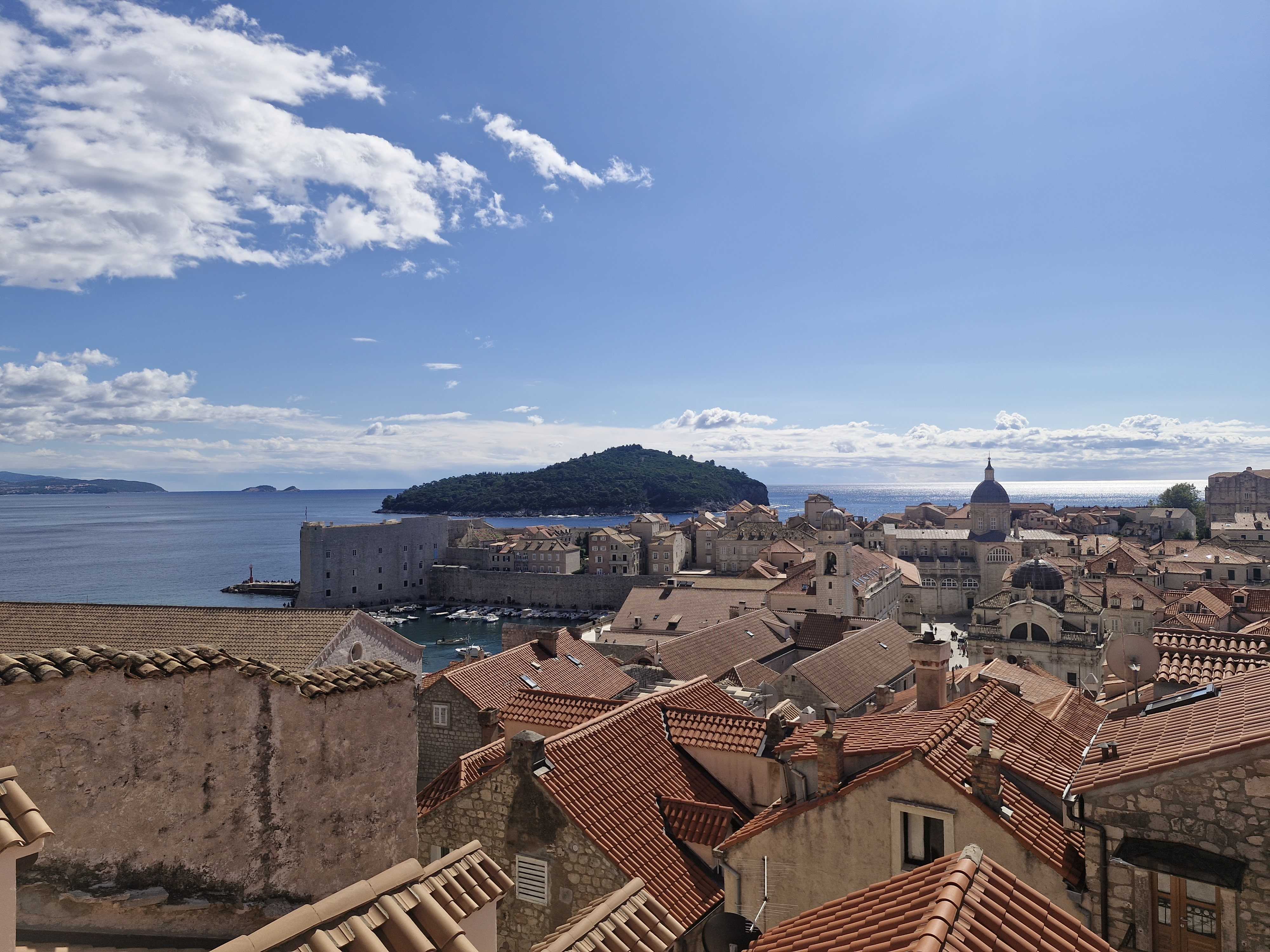 Dubrovnik seen from the walls