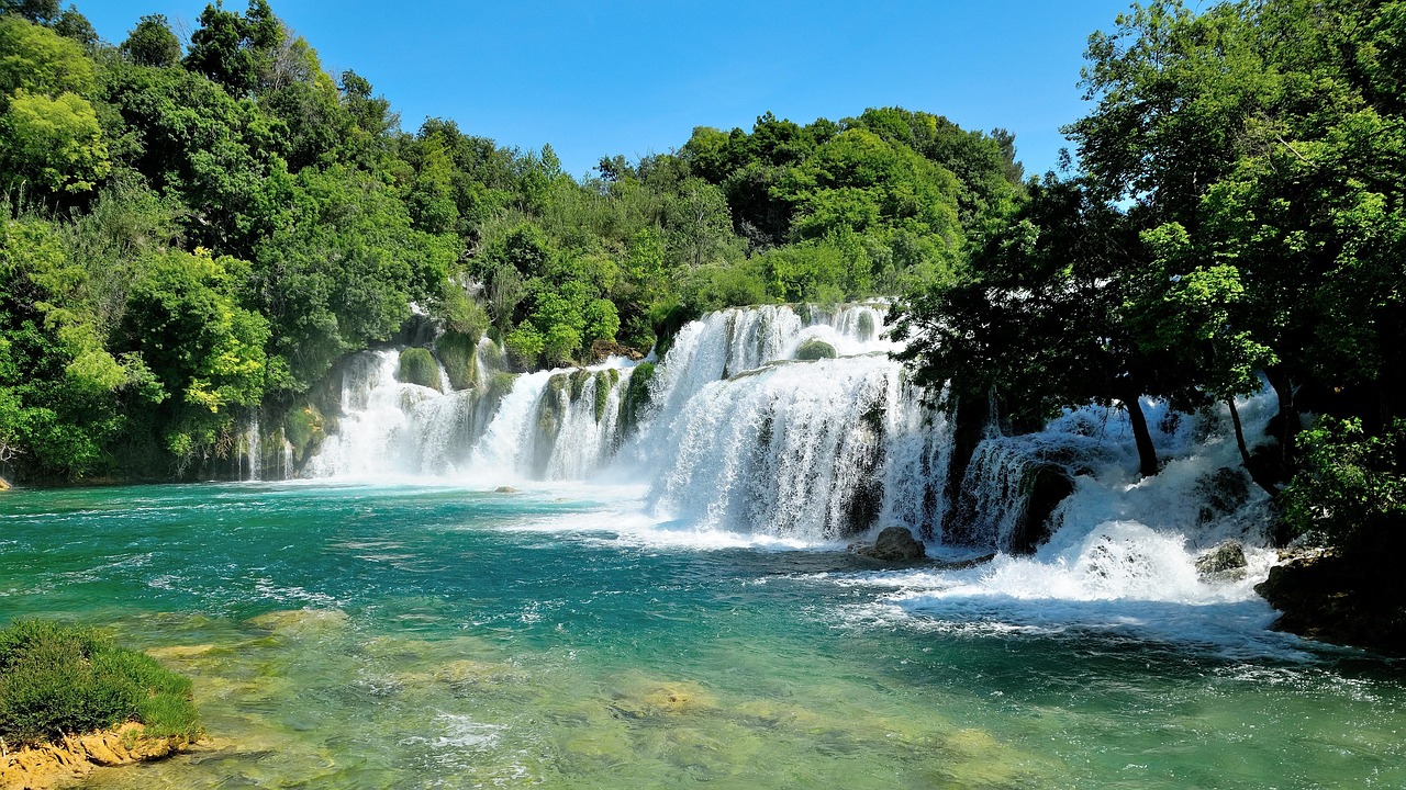 Waterfalls in Krka national park